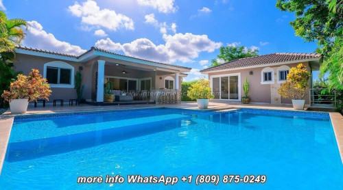 thumbnail for SOSUA: 4-BEDROOM VILLA WITH A SPACIOUSLY DESIGNED TERRACE AREA FOR A SPECIAL LIVING EXPERIENCE
