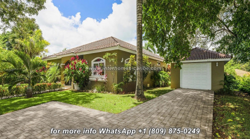 photos for SOSUA: ELEGANT, BARRIER-FREE VILLA WITH 3 BEDROOMS AND 3.5 BATHS, CLOSE TO THE BEACH